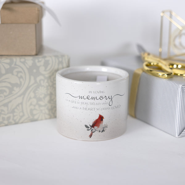 Pavilion Gift Company In Loving Memory 8 Oz - 100% Soy Wax Reveal Candle Scent: Tranquility