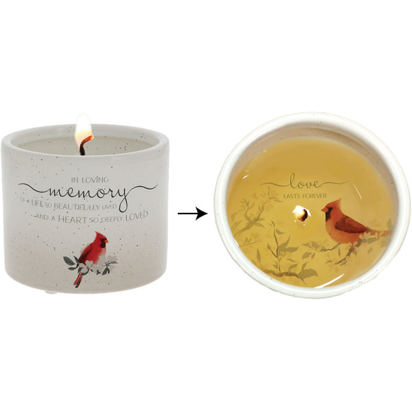 pavilion gift company In Loving Memory 8 oz - 100% Soy Wax Reveal Candle Scent: Tranquility