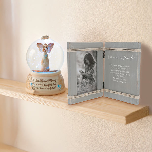 Pavilion Gift Company In Loving Memory LED Lit Musical Water Globe