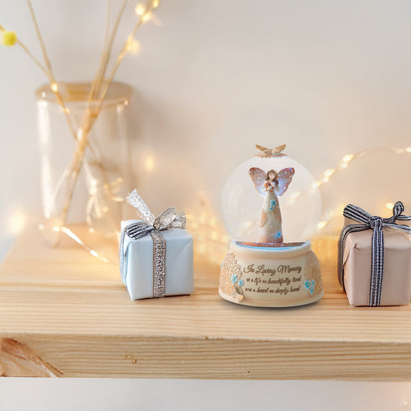 Pavilion Gift Company In Loving Memory LED Lit Musical Water Globe