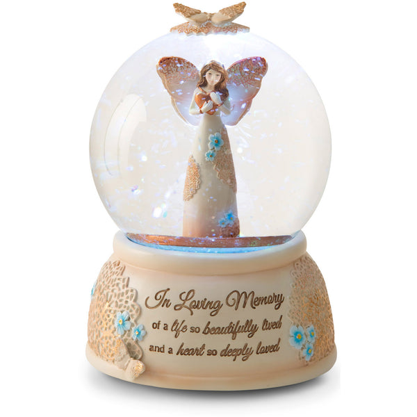 pavilion gift company In Loving Memory LED Lit Musical Water Globe