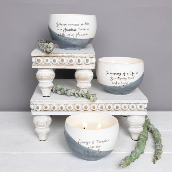 Pavilion Gift Company In Memory 15 Oz 100% Soy Wax Candle Scent: Tranquility