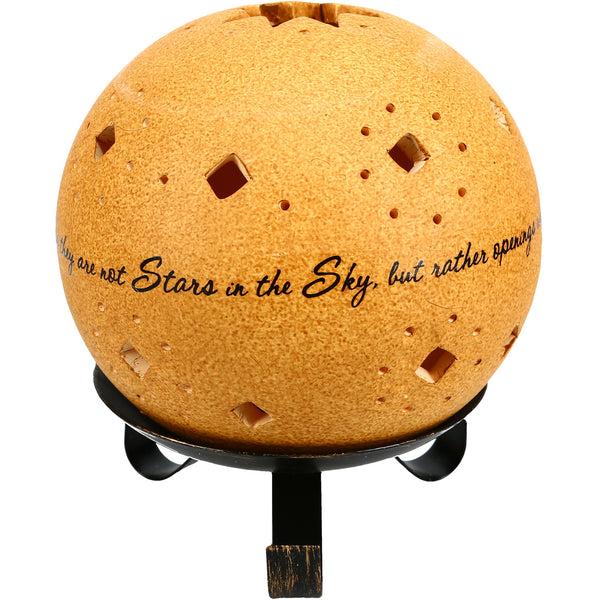 Pavilion Gift Company In Memory 5" Pierced Round Candle Holder