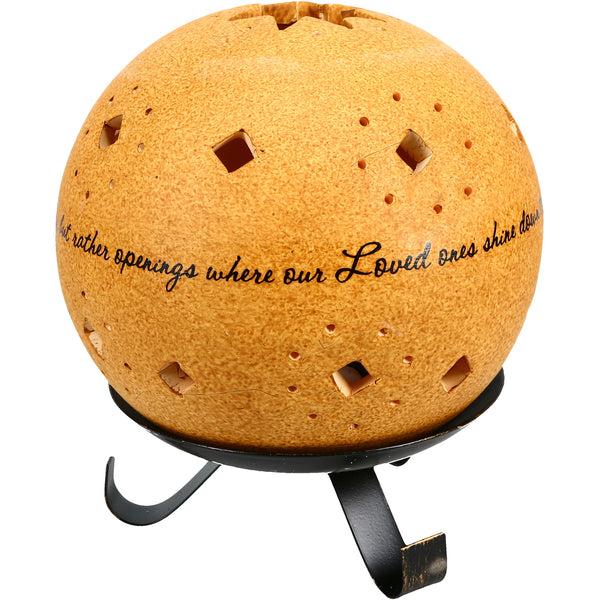 Pavilion Gift Company In Memory 5" Pierced Round Candle Holder