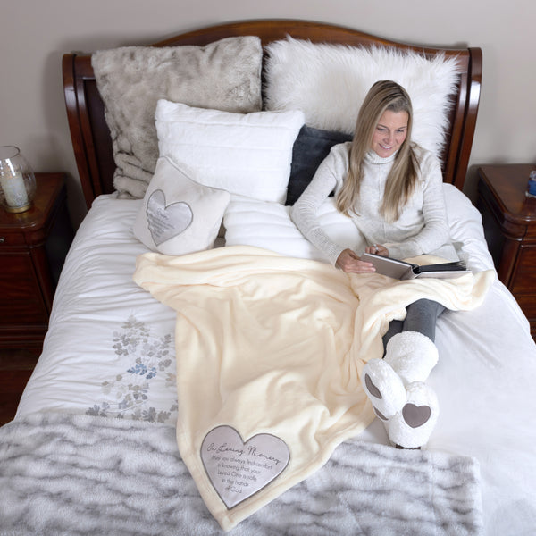 Pavilion Gift Company In Memory 50" X 60" Royal Plush Blanket