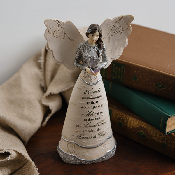 Pavilion Gift Company In Memory 9" Memorial Angel With Butterfly