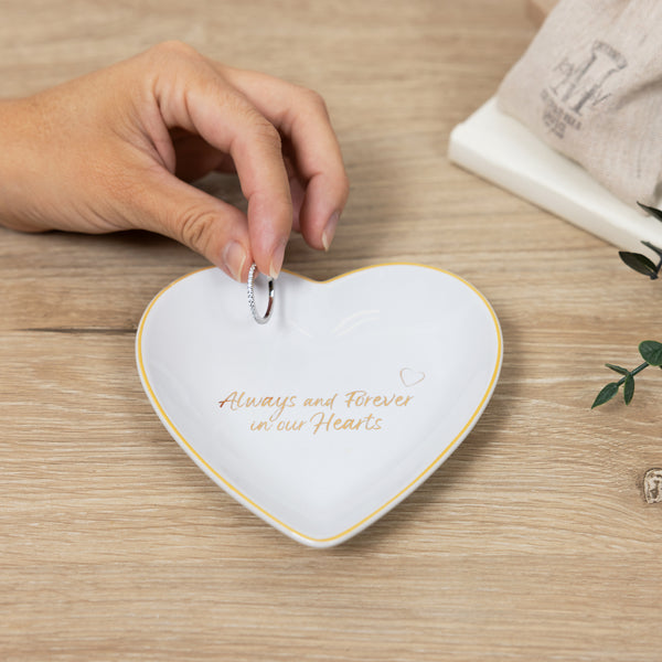 Pavilion Gift Company In Our Hearts 4.5" Heart Keepsake Dish