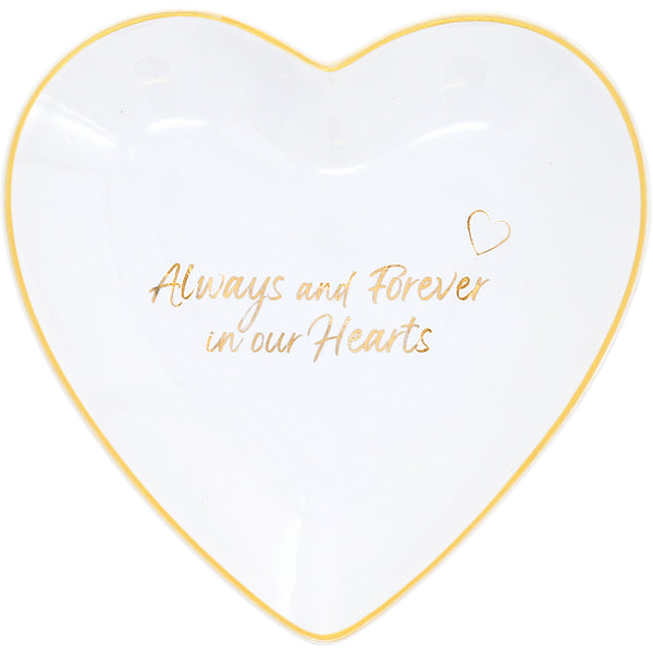pavilion gift company In Our Hearts 4.5" Heart Keepsake Dish