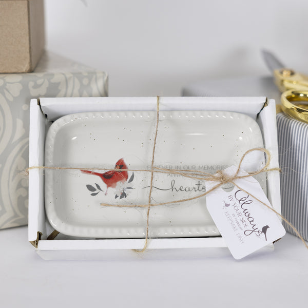 Pavilion Gift Company In Our Hearts 5" X 3" Keepsake Dish