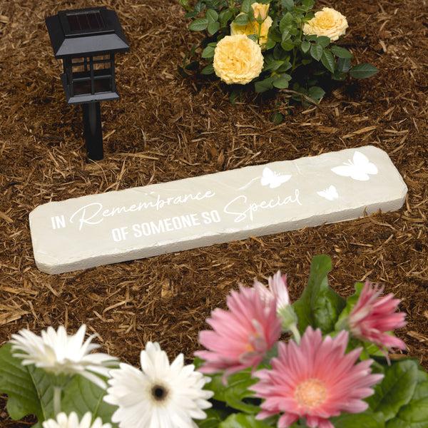 Pavilion Gift Company In Remembrance 16" X 3.75" Garden Stone