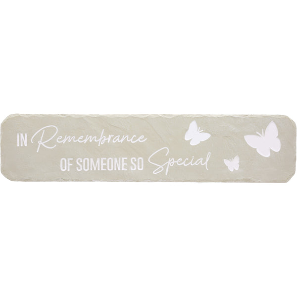 pavilion gift company In Remembrance 16" x 3.75" Garden Stone