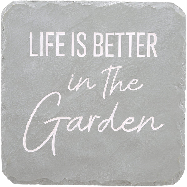 pavilion gift company In the Garden 7.75" x 7.75" Garden Stone