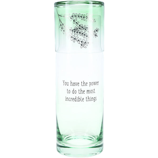 Pavilion Gift Company Incredible Things 32 Oz Water Carafe And Tumbler Set