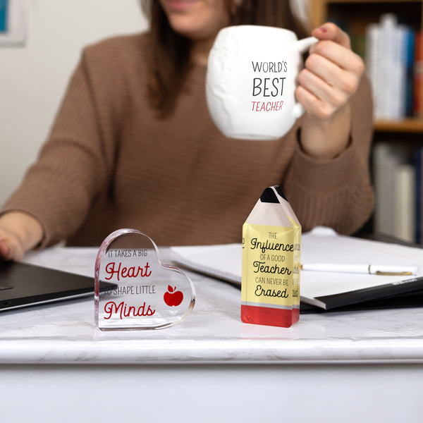 Pavilion Gift Company Influence 5" Acrylic Pencil Plaque