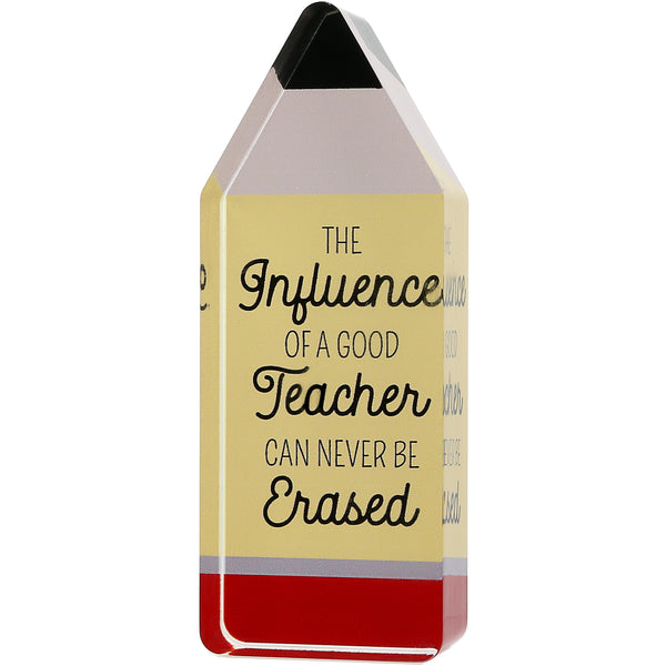 pavilion gift company Influence 5" Acrylic Pencil Plaque