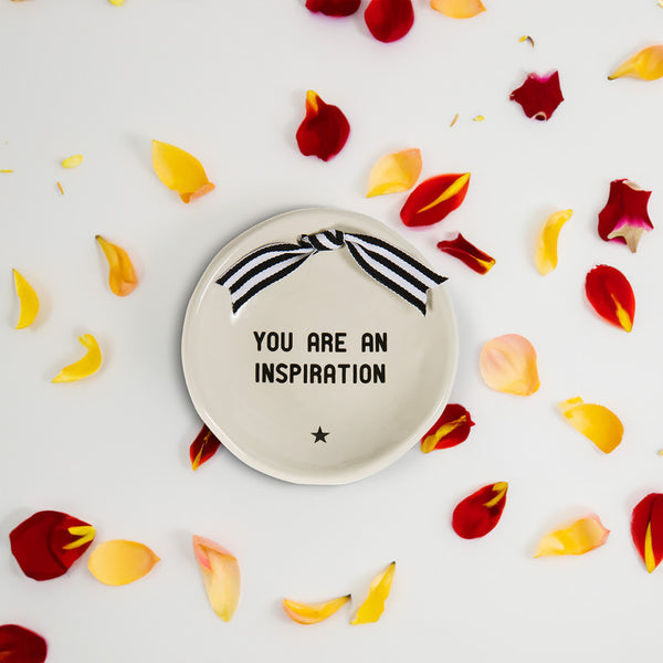 Pavilion Gift Company Inspiration 4.25" Round Keepsake Dish