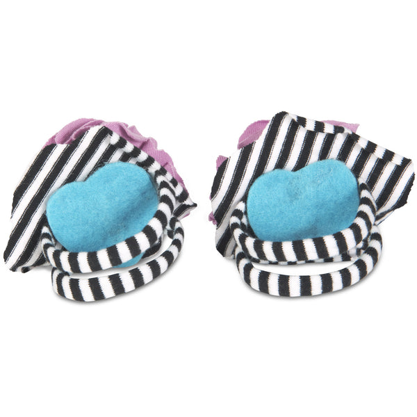 Pavilion Gift Company Jazzy Gem Barefoot Booties (0-6 Months)