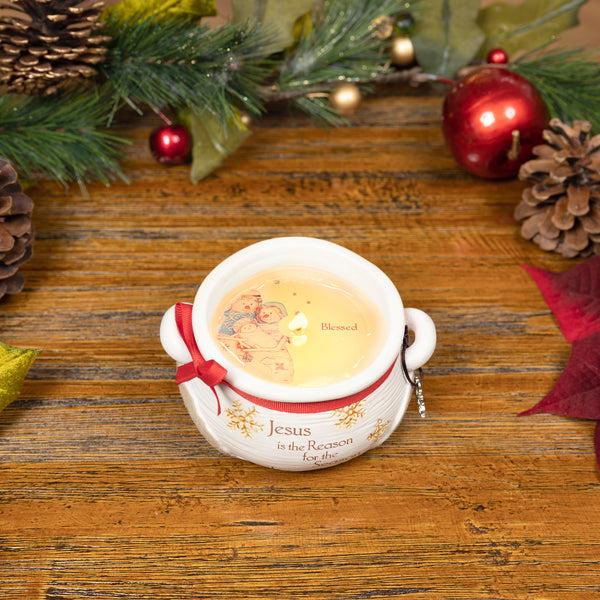 Pavilion Gift Company Jesus 9 Oz - 100% Soy Wax Reveal Candle Scent: Winter Snow