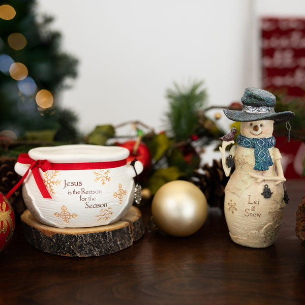 Pavilion Gift Company Jesus 9 Oz - 100% Soy Wax Reveal Candle Scent: Winter Snow