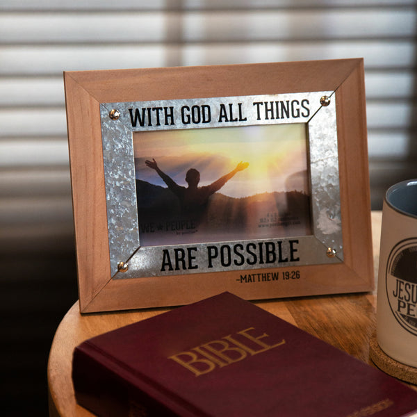 Pavilion Gift Company Jesus Lovin' People 9.5" X 7.5" Frame (Holds 6" X 4" Photo)