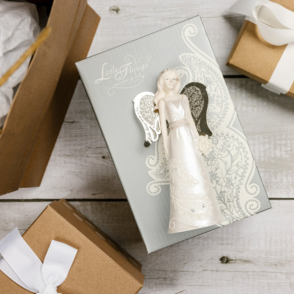 Pavilion Gift Company Junior Bridesmaid 6" Angel Holding Bouquet