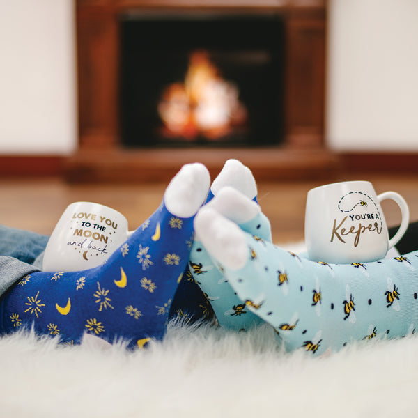 Pavilion Gift Company Keeper 15.5 Oz Mug And Sock Set
