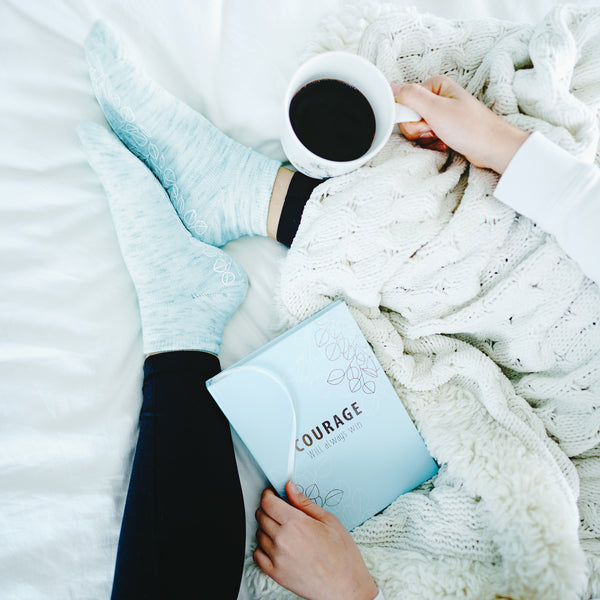 Pavilion Gift Company Kick Cancer Low Cut Moisturizing Gel Socks Scent: Light Lavender