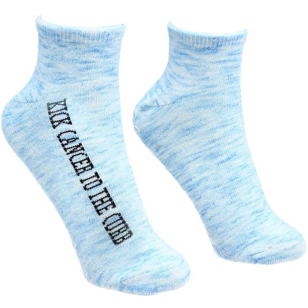 Pavilion Gift Company Kick Cancer Low Cut Moisturizing Gel Socks Scent: Light Lavender