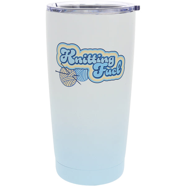 pavilion gift company Knitting Fuel 20 oz Travel Tumbler