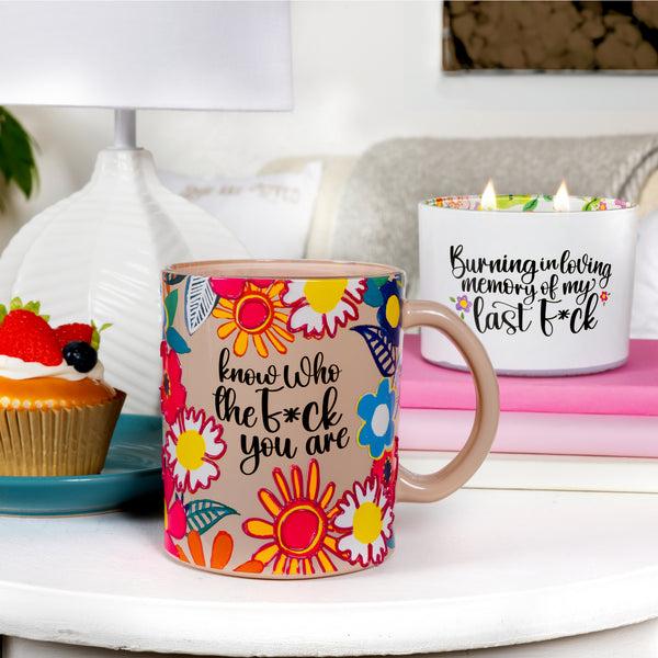 Pavilion Gift Company Know Who You Are 18 Oz Glass Mug