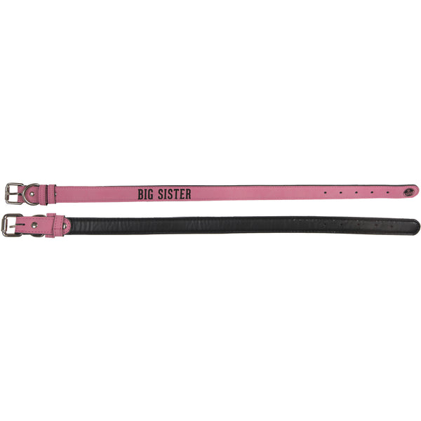 Pavilion Gift Company L/XL Big Sister 30" PU Leather Pet Collar