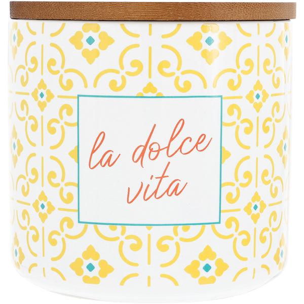 pavilion gift company La Dolce Vita 14 oz - 100% Soy Wax Reveal Candle Scent: Lemon Verbena