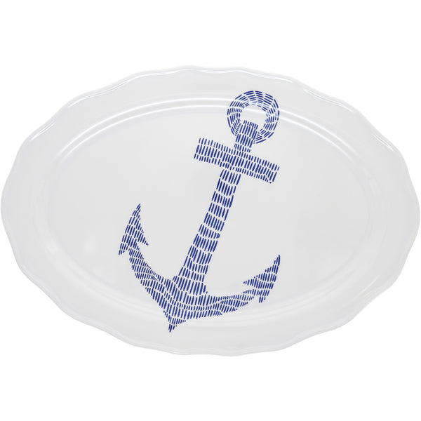 pavilion gift company Lake 20" Melamine Serving Tray