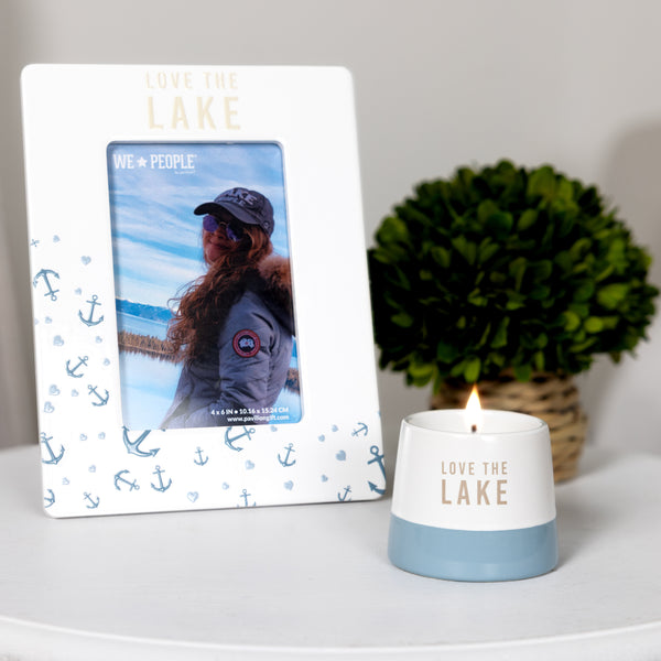 Pavilion Gift Company Lake 4 Oz - 100% Soy Wax Candle Scent: Tranquility