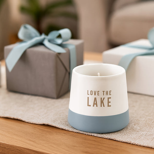 Pavilion Gift Company Lake 4 Oz - 100% Soy Wax Candle Scent: Tranquility