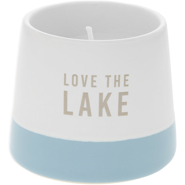 pavilion gift company Lake 4 oz - 100% Soy Wax Candle Scent: Tranquility