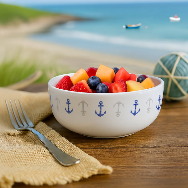 Pavilion Gift Company Lake 6.25" Melamine Bowls (Set Of 2)