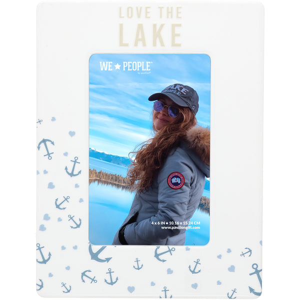 pavilion gift company Lake 6.25" x 8.25" Frame (Holds 4" x 6" Photo)
