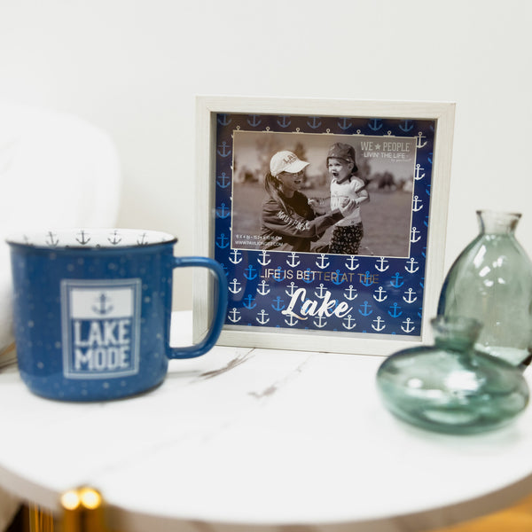 Pavilion Gift Company Lake 7.5" Shadow Box Frame (Holds 6" X 4" Photo)