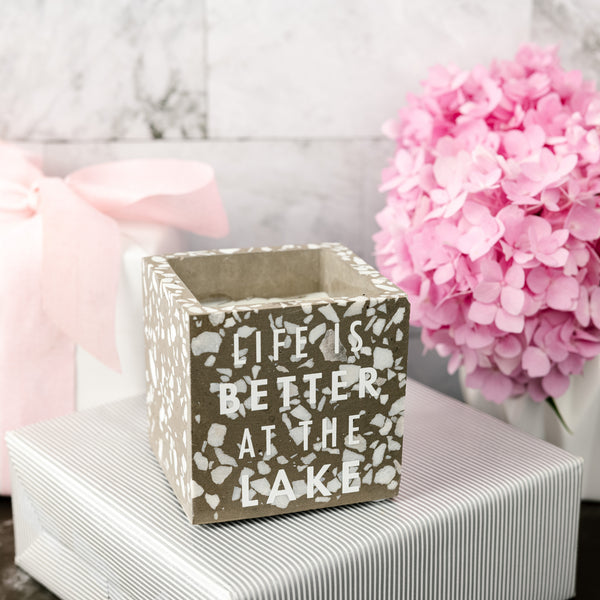 Pavilion Gift Company Lake 8 Oz - 100% Soy Wax Candle Scent: Serenity
