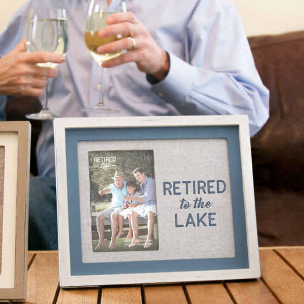Pavilion Gift Company Lake 9.75" X 8.25" Frame (Holds 4" X 6" Photo)