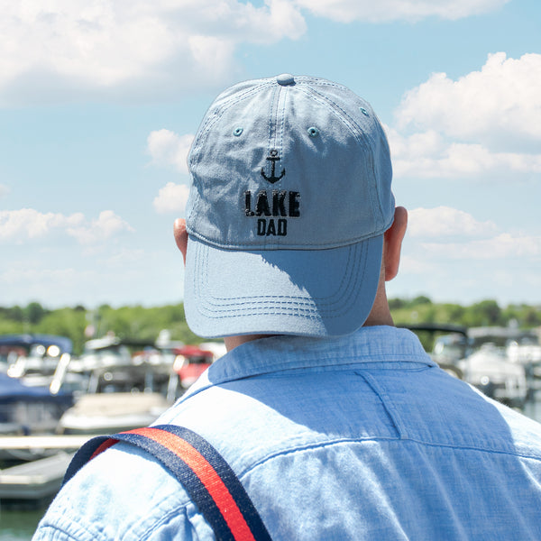 Pavilion Gift Company Lake Dad Cadet Blue Adjustable Hat