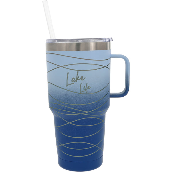 pavilion gift company Lake Life 30 oz Travel Tumbler
