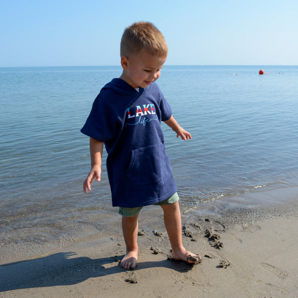 Pavilion Gift Company Lake Life Hooded French Terry Cover Up (1T-3T)