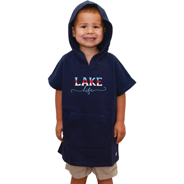 pavilion gift company Lake Life Hooded French Terry Cover Up (1T-3T)