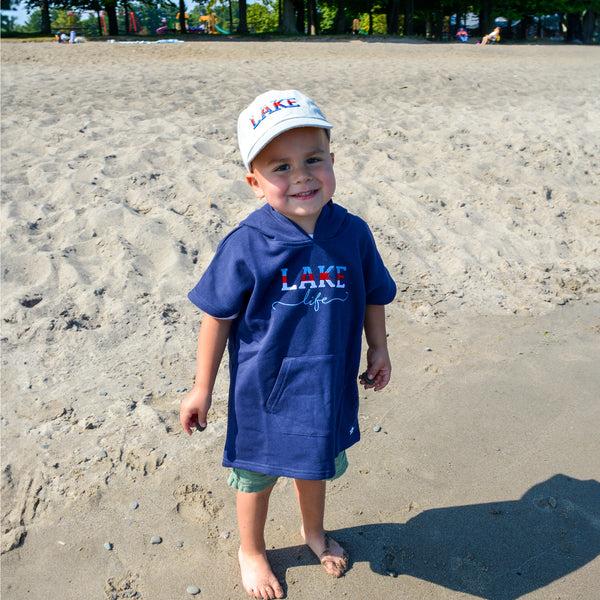 Pavilion Gift Company Lake Life Hooded French Terry Cover Up (1T-3T)