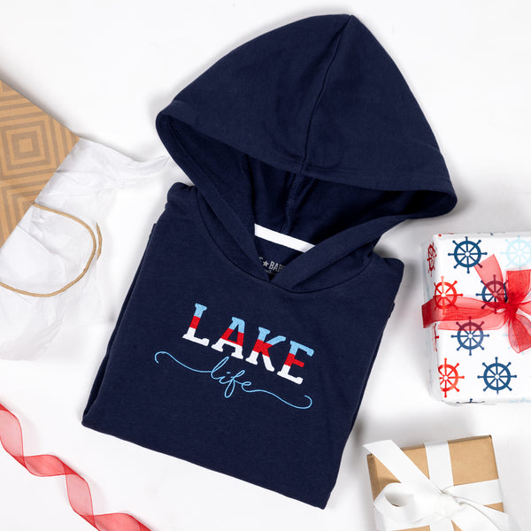 Pavilion Gift Company Lake Life Hooded French Terry Cover Up (1T-3T)