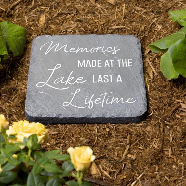Pavilion Gift Company Lake Lifetime 7.75" X 7.75" Garden Stone