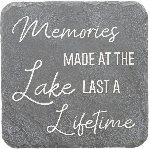 pavilion gift company Lake Lifetime 7.75" x 7.75" Garden Stone