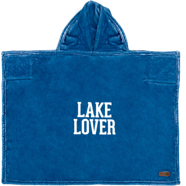Pavilion Gift Company Lake Lover 40" X 30" Children's Hooded Blanket